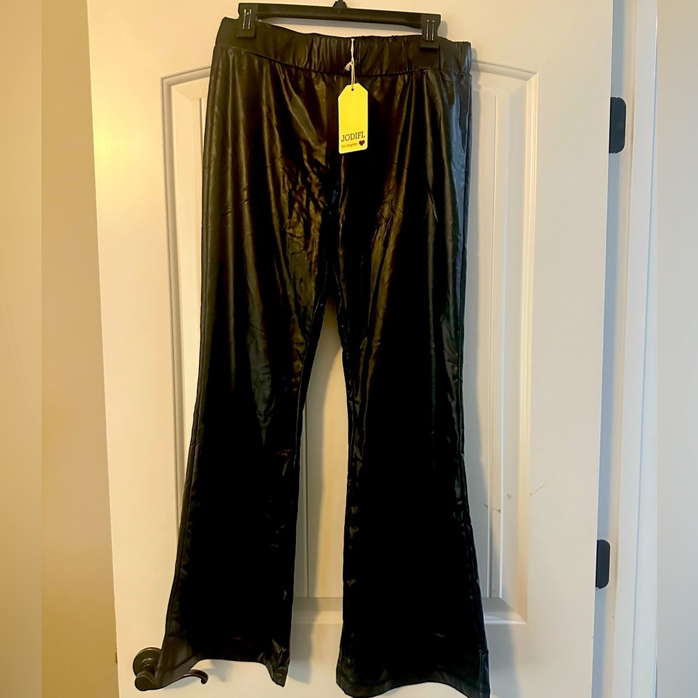 NWT faux leather pants